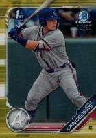 2019 Bowman Draft #BDC67 Shea Langeliers Chrome-Batting-Gold Refractor Baseball Card