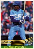 1984 Donruss #543 U.L. Washington Baseball Card