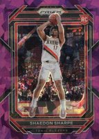 2022 Panini Prizm #250 Shaedon Sharpe Purple Ice Basketball Card