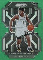 2021 Panini Prizm #297 Cameron Thomas Green Prizm Basketball Card