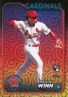 2024 Topps #480 Masyn Winn Holiday Baseball Card