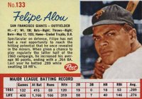 1962 Post Cereal #133 Felipe Alou Baseball Card
