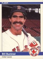 1984 Fleer Update #U-18 Bill Buckner Baseball Card
