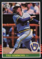 1985 Donruss #414 Ted Simmons Baseball Card
