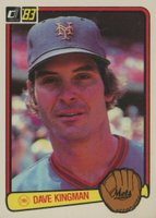 1983 Donruss #301 Dave Kingman Baseball Card