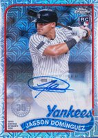 2024 Topps Silver Pack 1989 Chrome Promo #69 Jasson Dominguez Series 2-Autograph Baseball Card