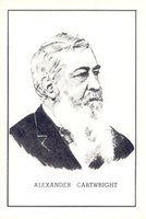 1950 Callahan Hall of Fame # Alexander Cartwright Baseball Card