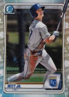 2020 Bowman Draft #BD152 Bobby Witt Jr. Chrome-Refractor Baseball Card