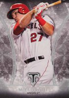 2015 Topps Triple Threads #64 Mike Trout Baseball Card