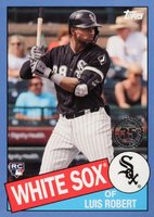 2020 Topps 1985 Topps 35th Anniversary #85TB47 Luis Robert Blue Baseball Card