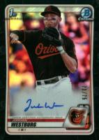 2020 Bowman Draft Chrome Draft Picks Autographs #CDAJWE Jordan Westburg Black Refractor Baseball Card