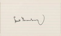1999 Hall of Fame Autographs # Hank Greenberg Index Card Baseball Card