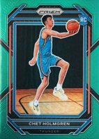 2022 Panini Prizm #266 Chet Holmgren Green Prizm Basketball Card