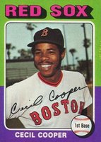 1975 Topps #489 Cecil Cooper Baseball Card