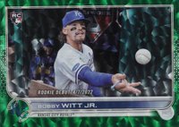 2022 Topps Update #US187 Bobby Witt Jr. Green Foil Baseball Card