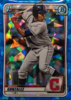 2020 Bowman Chrome Sapphire Edition #BCP109 Oscar Gonzalez Baseball Card