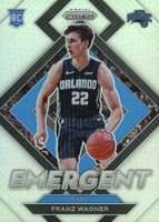 2021 Panini Prizm Emergent #23 Franz Wagner Silver Basketball Card