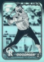 2024 Topps Chrome #99 Hunter Goodman Negative Refractor Baseball Card