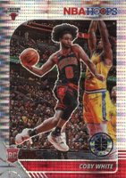 2019 Panini Hoops Premium Stock #204 Coby White Pulsar Basketball Card