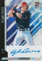 2024 Leaf Pro Set Pure Autographs #BADC1 Dylan Crews Crystals-Silver Spectrum Baseball Card