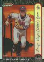 1999 Bowman Chrome International #43 Chipper Jones Refractor Baseball Card