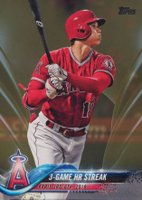 2018 Topps Update #US189 Shohei Ohtani Gold Baseball Card