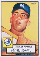 2006 Topps 1952 #311 Mickey Mantle Yellow Baseball Card