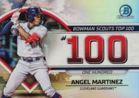 2023 Bowman Scouts' Top 100 #BTP100 Angel Martinez Baseball Card