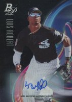 2018 Bowman Platinum Top Prospects #8 Luis Robert Autograph Baseball Card