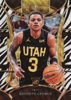 2023 Panini Select #305 Keyonte George Zebra Prizm Basketball Card