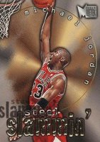 1996 Metal Steel Slammin' #6 Michael Jordan Basketball Card