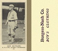 1916 Burgess-Nash Co. #23 Art Butler Baseball Card