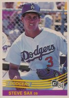 1984 Donruss #104 Steve Sax Baseball Card