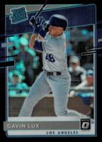 2020 Panini Donruss Optic #44 Gavin Lux Black Baseball Card