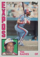 1984 Topps #370 Tim Raines Baseball Card