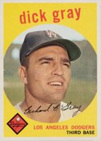 1959 Topps #244 Dick Gray Baseball Card