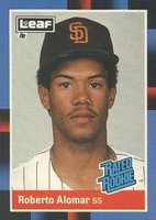 1988 Leaf #34 Roberto Alomar Baseball Card