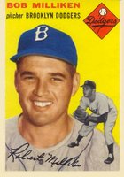 1954 Topps #177 Bob Milliken Baseball Card