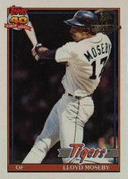 1991 Topps Desert Shield #632 Lloyd Moseby Baseball Card