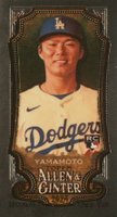 2024 Topps Allen & Ginter #201 Yoshinobu Yamamoto Chrome-Mini Baseball Card