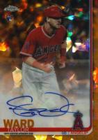 2019 Topps Chrome Sapphire Edition Rookie Autographs #TW Taylor Ward Orange Refractor Baseball Card