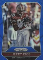 2015 Panini Prizm #80 Jerry Rice Blue Prizm Football Card