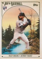 2023 Topps X Bob Ross the Joy of Baseball #30 Riley Greene Baseball Card