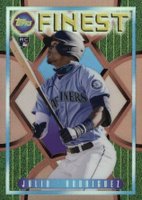 2022 Topps Finest Flashbacks #60 Julio Rodriguez Rose Gold Refractor Baseball Card
