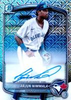 2025 Bowman Mega Box Bowman Prospect Mega Autographs #AN Arjun Nimmala Baseball Card