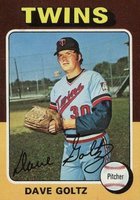 1975 Topps #419 Dave Goltz Baseball Card