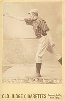 1888 Old Judge Cabinets #478-9a John Ward Throw-R/hand forward-L/profile Baseball Card