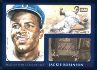 2015 The Bar Cut Autographs #TBJR02 Jackie Robinson Baseball Card