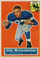 1956 Topps #72 Jim Mutscheller Football Card