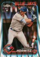 2024 Topps Chrome #26 Spencer Horwitz Raywave Baseball Card